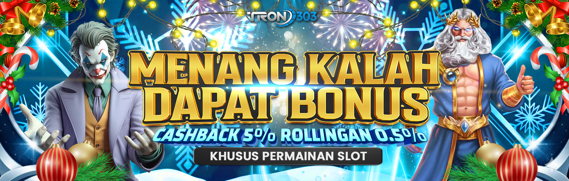 BONUS CASHBACK 5% + ROLLINGAN 0,5% SLOTS GAME