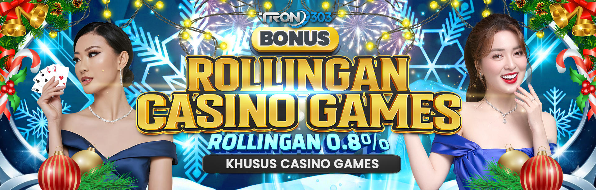 BONUS ROLLINGAN 0.8% CASINO GAMES