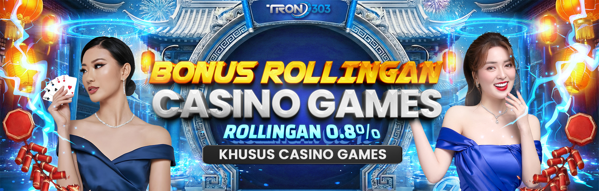 BONUS ROLLINGAN 0.8% CASINO GAMES