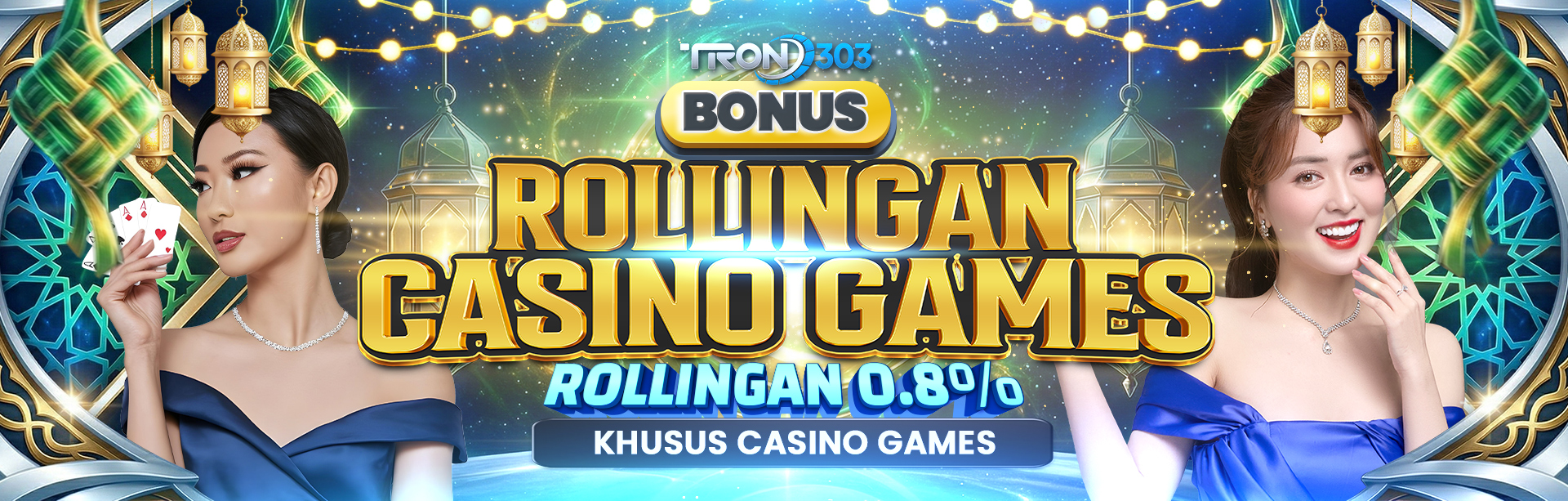 BONUS ROLLINGAN 0.8% CASINO GAMES