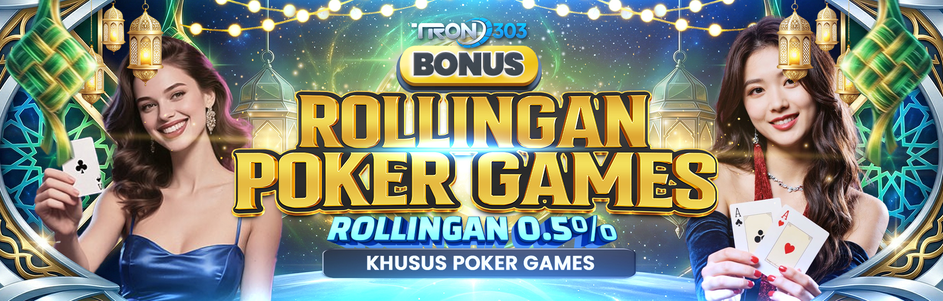 BONUS ROLLINGAN 0,5% POKER GAMES