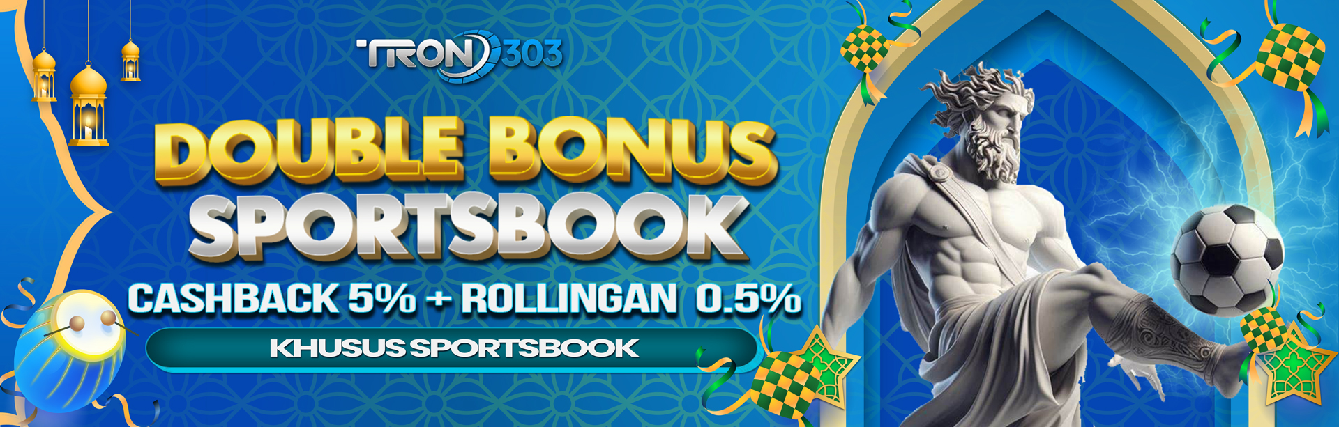 BONUS CASHBACK 5% + ROLLINGAN 0,5% SPORTSBOOK GAME