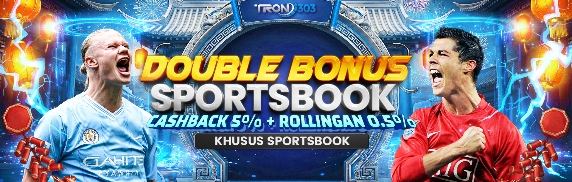 BONUS CASHBACK 5% + ROLLINGAN 0,5% SPORTSBOOK GAME