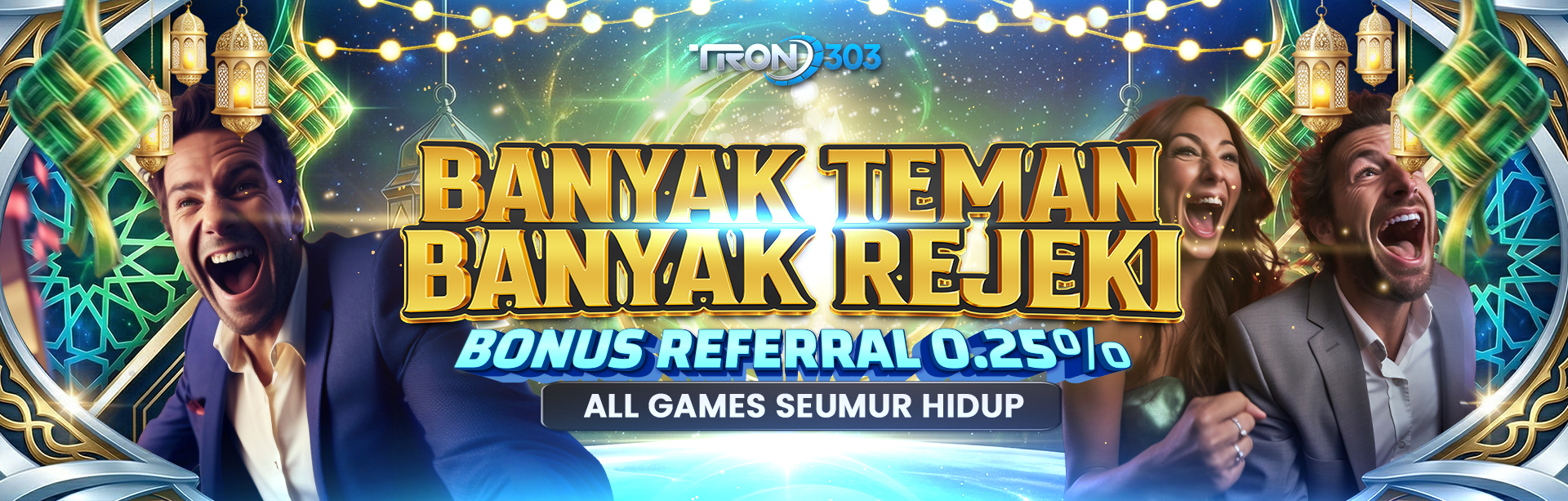 BONUS REFERRAL 0,25% ALL GAMES
