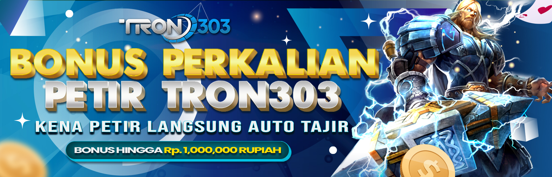 PERKALIAN PETIR CUANTASTIK TRON303