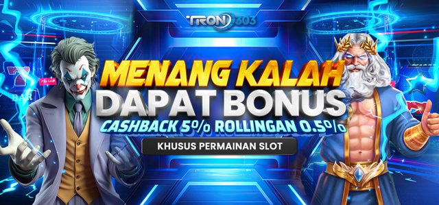 BONUS CASHBACK 5% + ROLLINGAN 0,5% SLOTS GAME