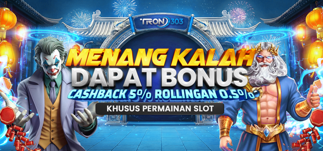 BONUS CASHBACK 5% + ROLLINGAN 0,5% SLOTS GAME