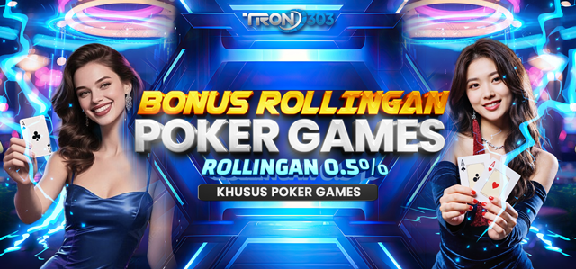 BONUS ROLLINGAN 0,5% POKER GAMES