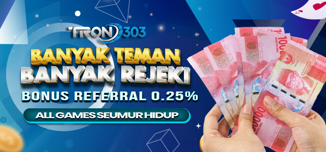 BONUS REFERRAL 0,25% ALL GAMES