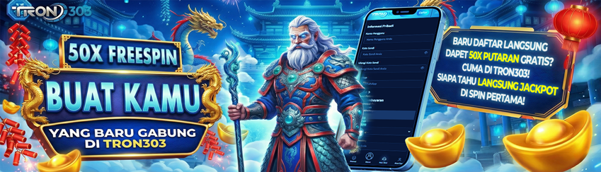 50x SPIN GRATIS UNTUK PENGGUNA BARU