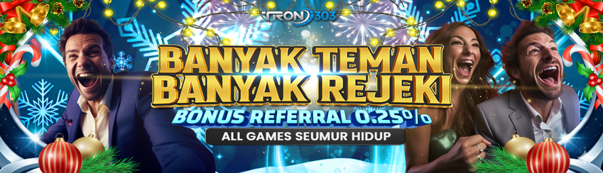CARI REFERRAL DI TRON303 DAPAT BONUS SEUMUR HIDUP!
