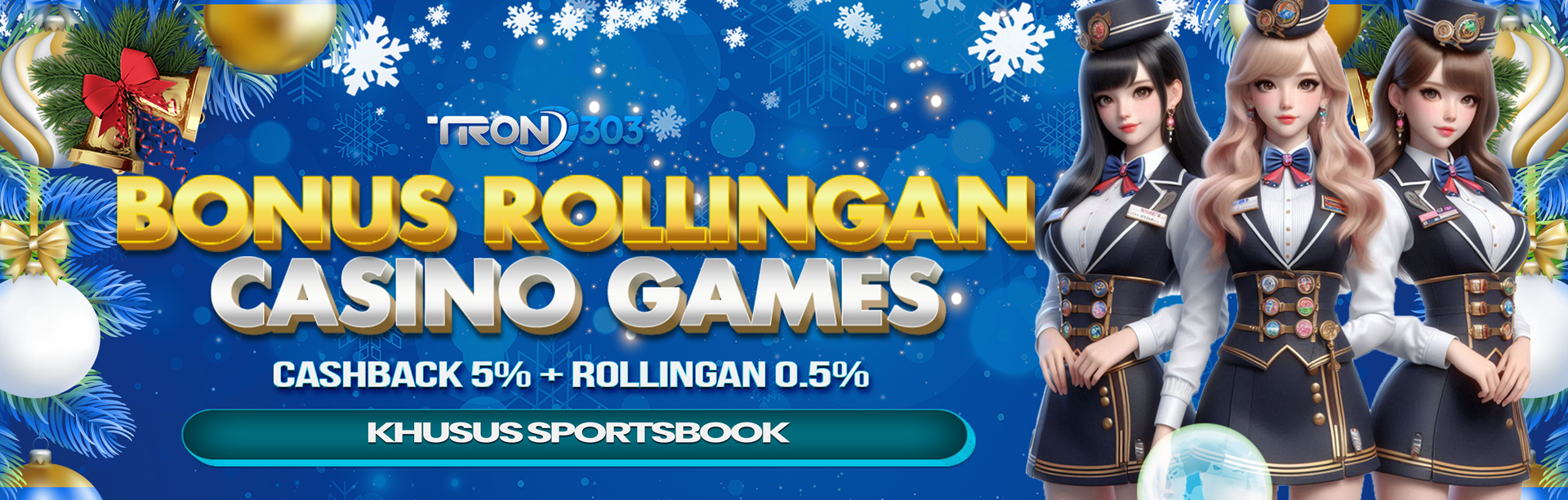 BONUS ROLLINGAN 0.8% CASINO GAMES