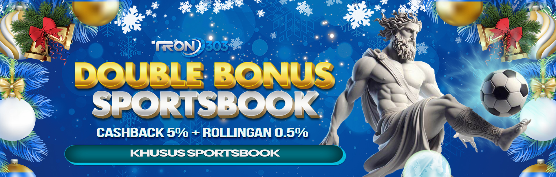 BONUS CASHBACK 5% + ROLLINGAN 0,5% SPORTSBOOK GAME